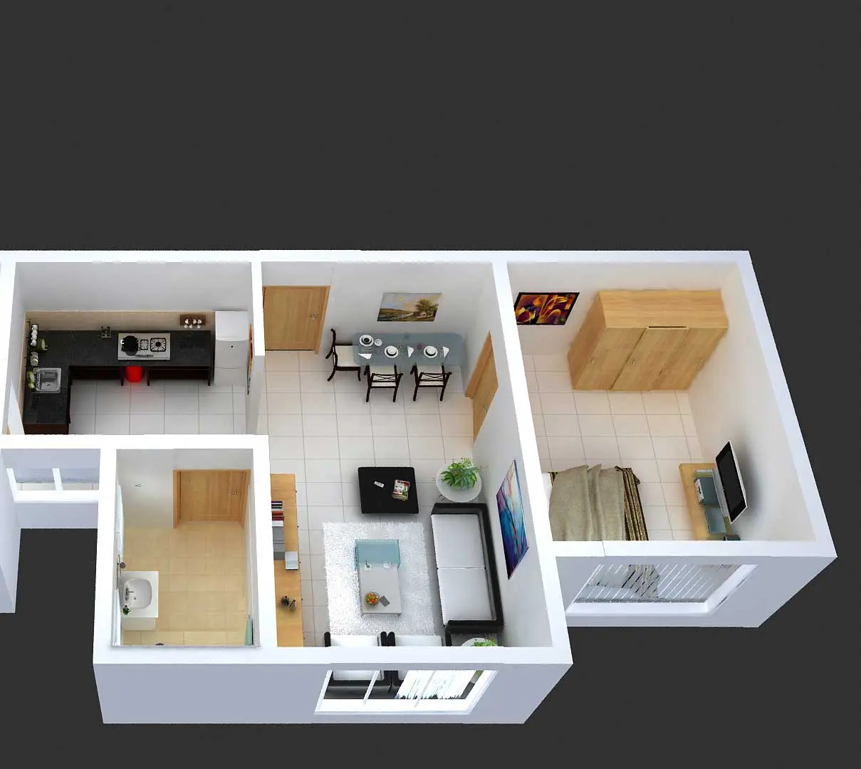 Studio floor plan